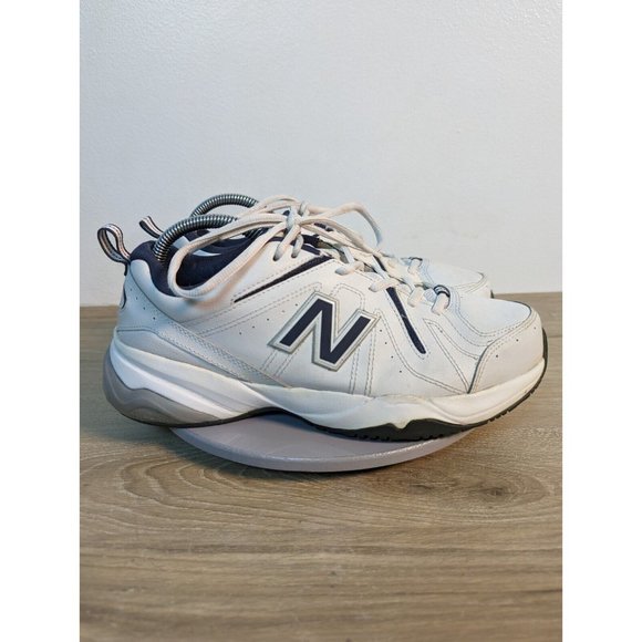 New Balance 619v2 White Navy Walking Shoes MX619WN2 Mens Size 9 4E Dad Shoe - Picture 5 of 11